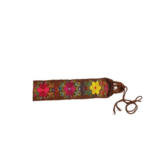 Mexican Folkloric belt day of the dead 5 de Mayo colorfull mexico todo corazon - Picture 2 of 4